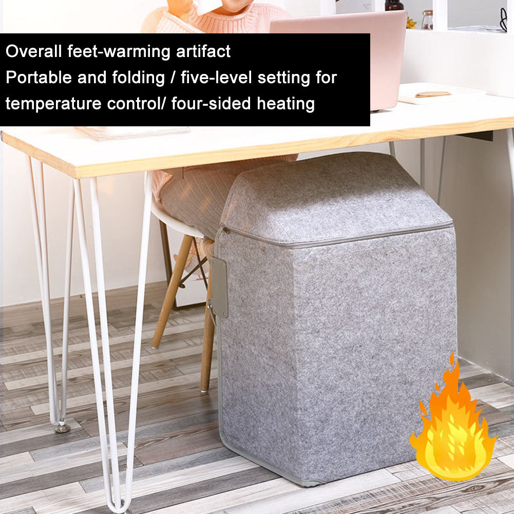 Electric Foot Warmer – Under Desk Heater for Office & Dorm Winter Comfort