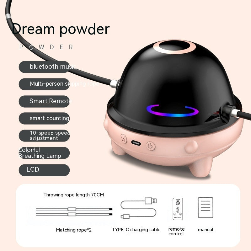 Home Smart Skipping Machine – Automatic Jump Rope Trainer with Digital Counter & USB Recharge