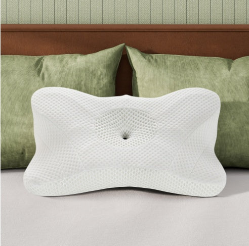 Ergonomic Memory Foam Cervical Neck Pillow – Cooling Support