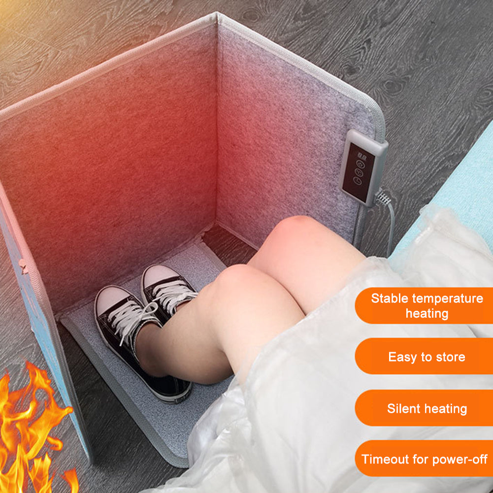 Electric Foot Warmer – Under Desk Heater for Office & Dorm Winter Comfort