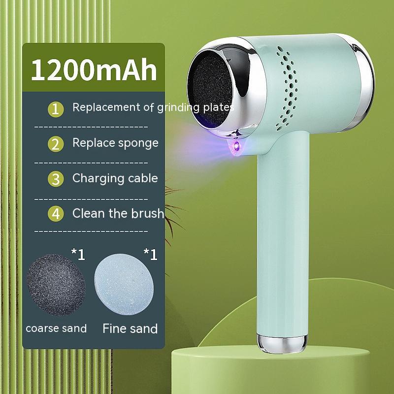 Electric Foot Scrubber with UV Light – Dead Skin Remover & Callus Grinder