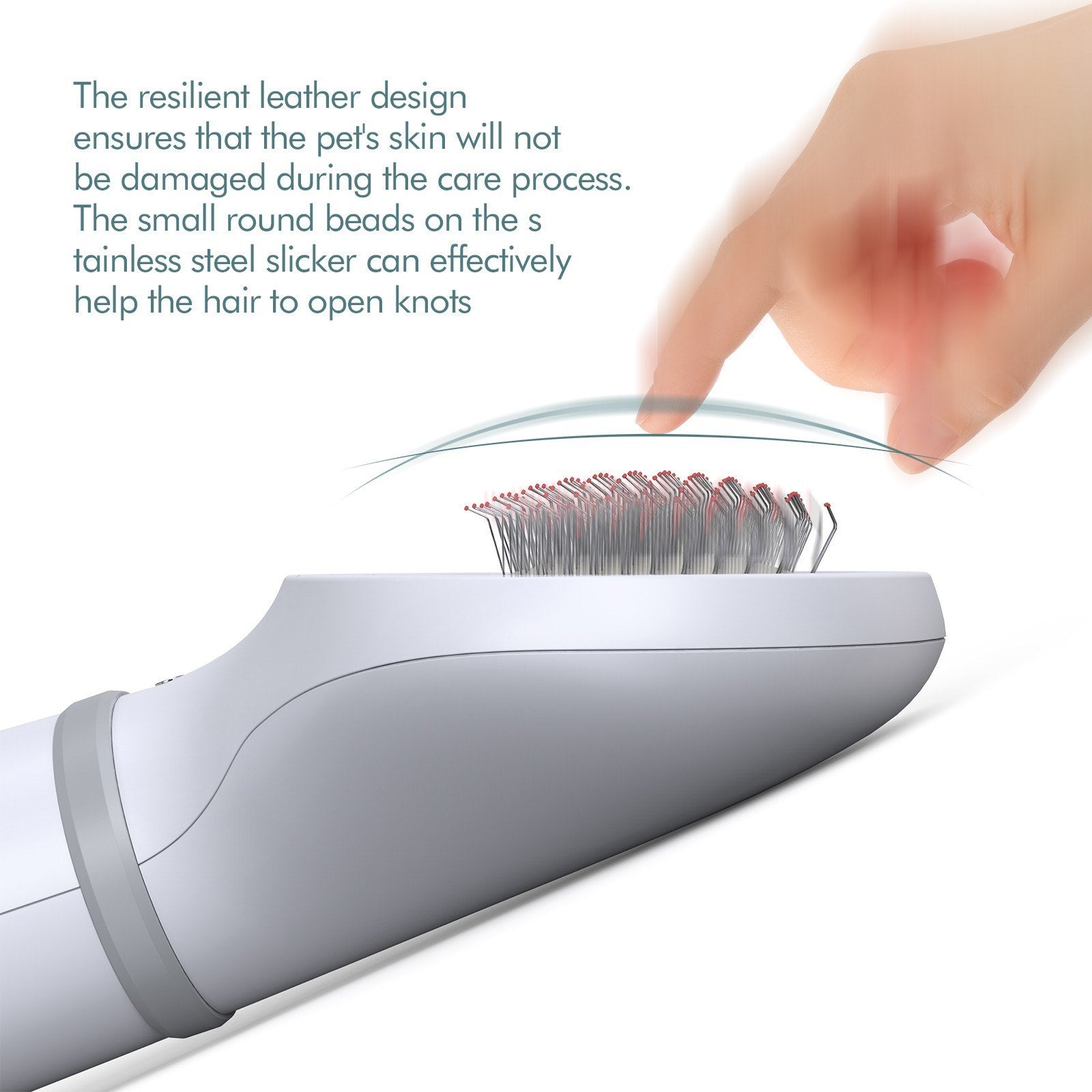 Dadypet Pet Hair Dryer – 2-in-1 Grooming Dryer & Slicker Brush for Dogs & Cats