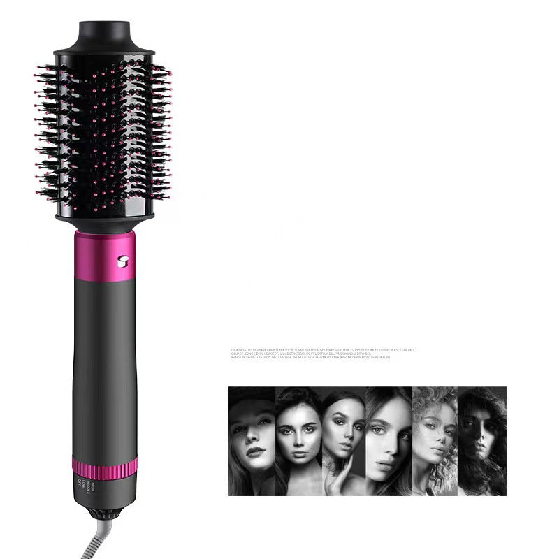 Professional 5-in-1 Hair Dryer & Styling Brush – Dryer, Straightener & Automatic Curler