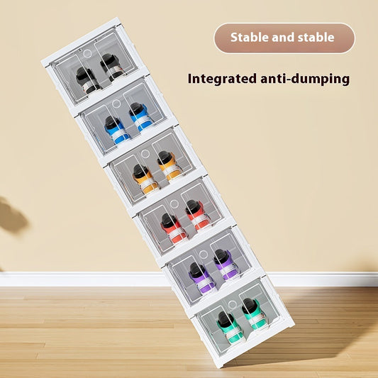 Foldable Multi-Layer Shoe Rack – Space-Saving Storage Organizer