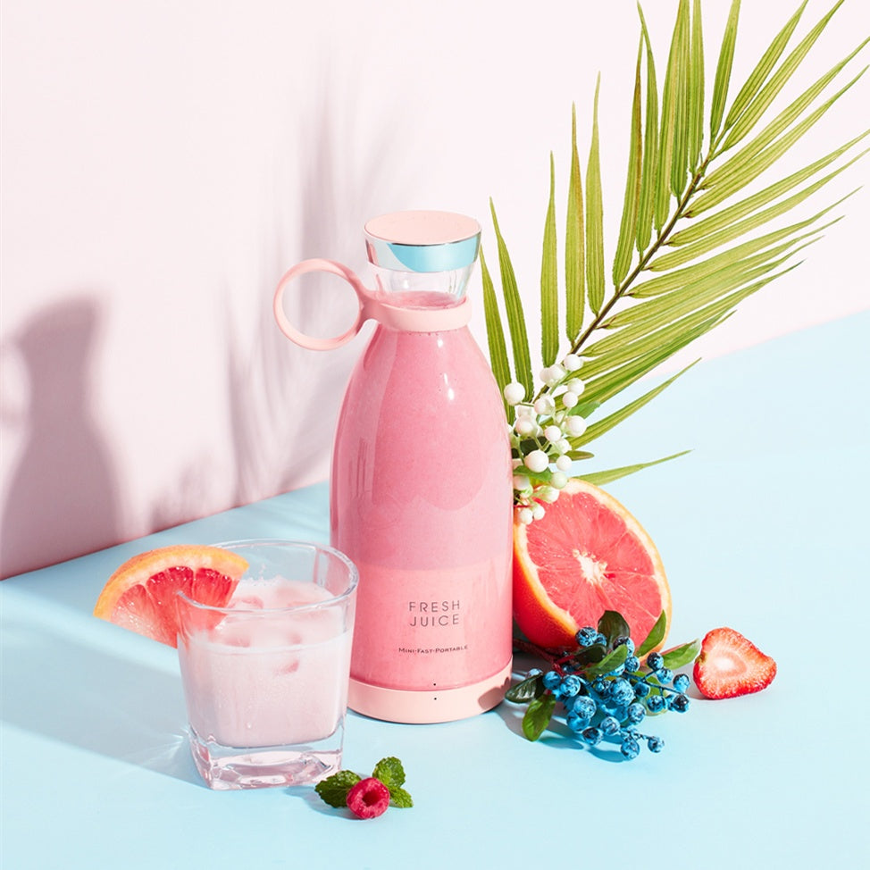 350ML Portable Electric Juicer Blender – USB Rechargeable Smoothie Maker Cup