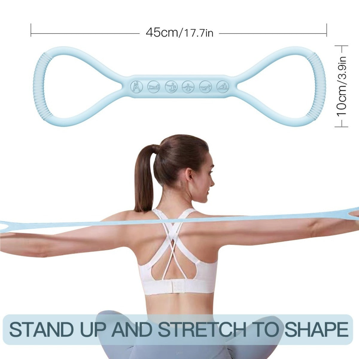 Resistance Bands Set for Legs & Booty – 3 Levels (Light, Medium, Heavy)