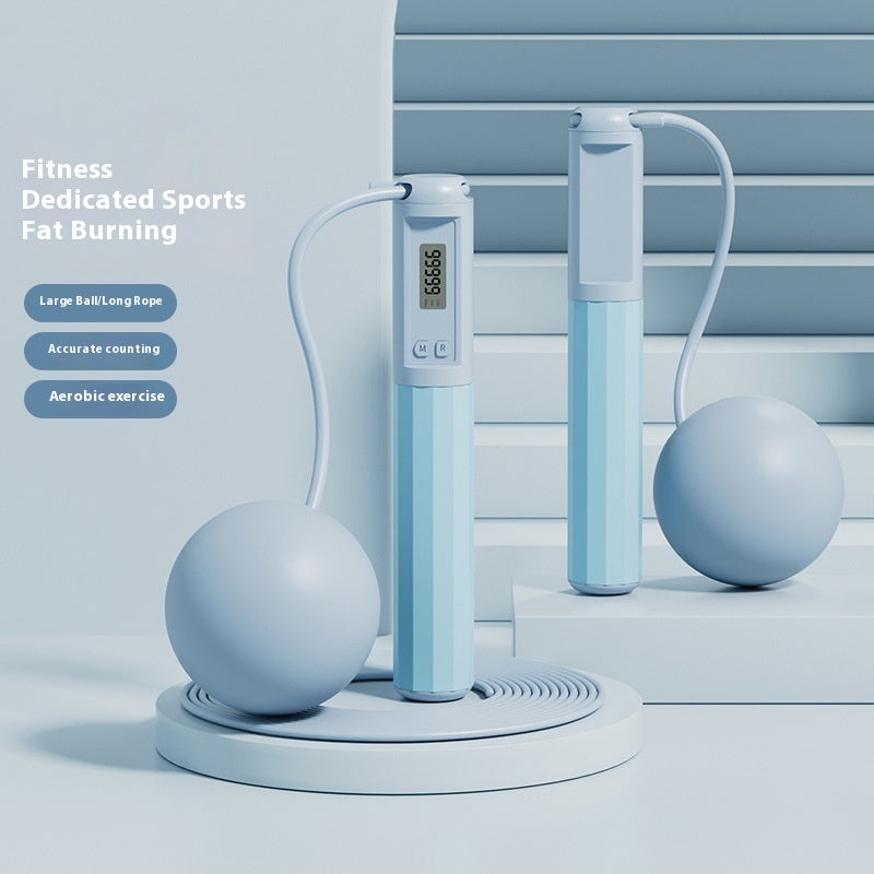 Smart Counting Skipping Rope – Digital Fitness Jump Rope with Calorie & Time Tracker