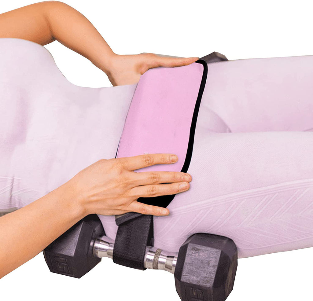 Hip Thrust Belt – Glute Bridge & Booty Training Belt (for Dumbbells & Kettlebells)