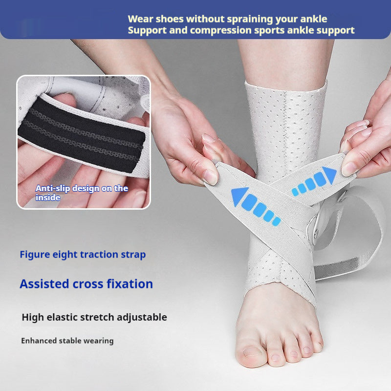 Adjustable 8-Shape Ankle Support Strap – Breathable Compression Brace for Injury & Sports Recovery
