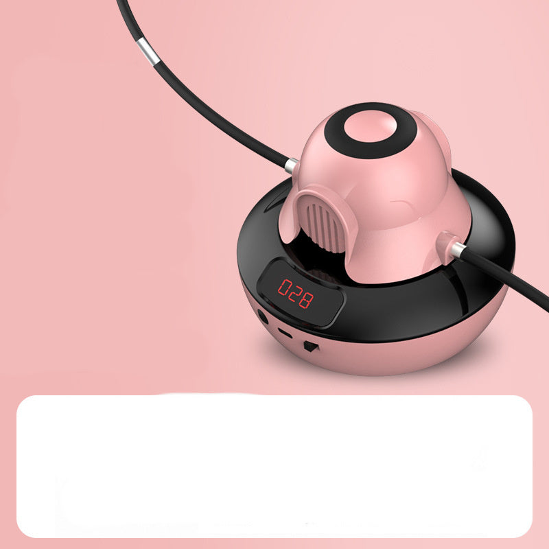 Home Smart Skipping Machine – Automatic Jump Rope Trainer with Digital Counter & USB Recharge