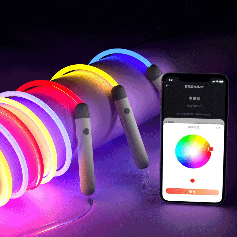 Smart Bluetooth Adjustable Skipping Rope – Electronic Fitness Counter with Mobile App & USB Recharge