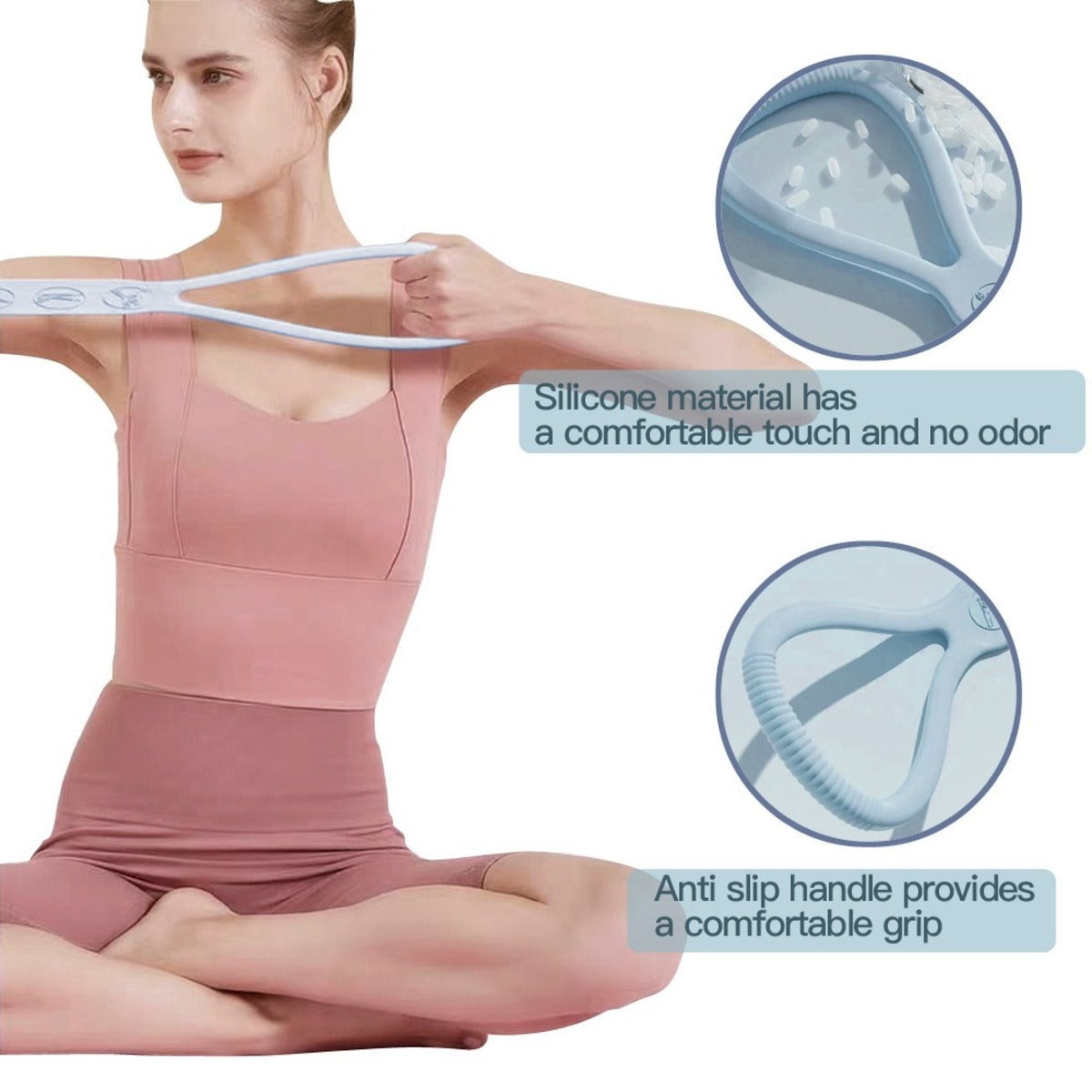 Resistance Bands Set for Legs & Booty – 3 Levels (Light, Medium, Heavy)