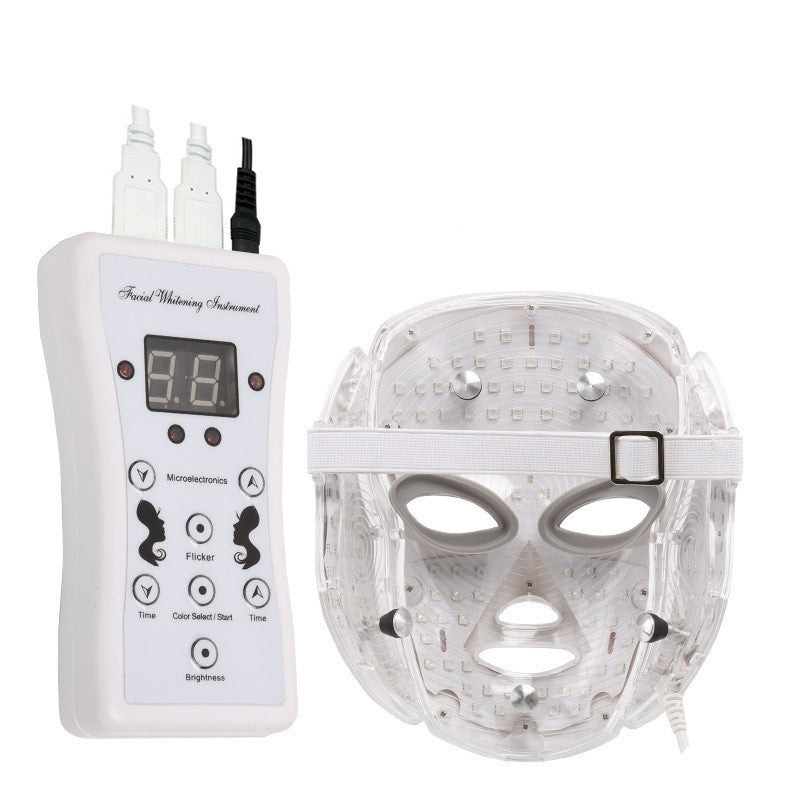 Professional LED Light Therapy Mask for Face & Neck – 7 Colors Rejuvenation