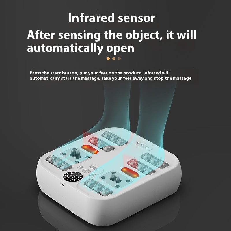 Wireless Automatic Foot Massager – Deep Kneading & Heating Recovery Device