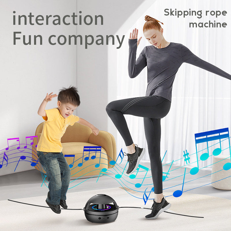 Home Smart Skipping Machine – Automatic Jump Rope Trainer with Digital Counter & USB Recharge