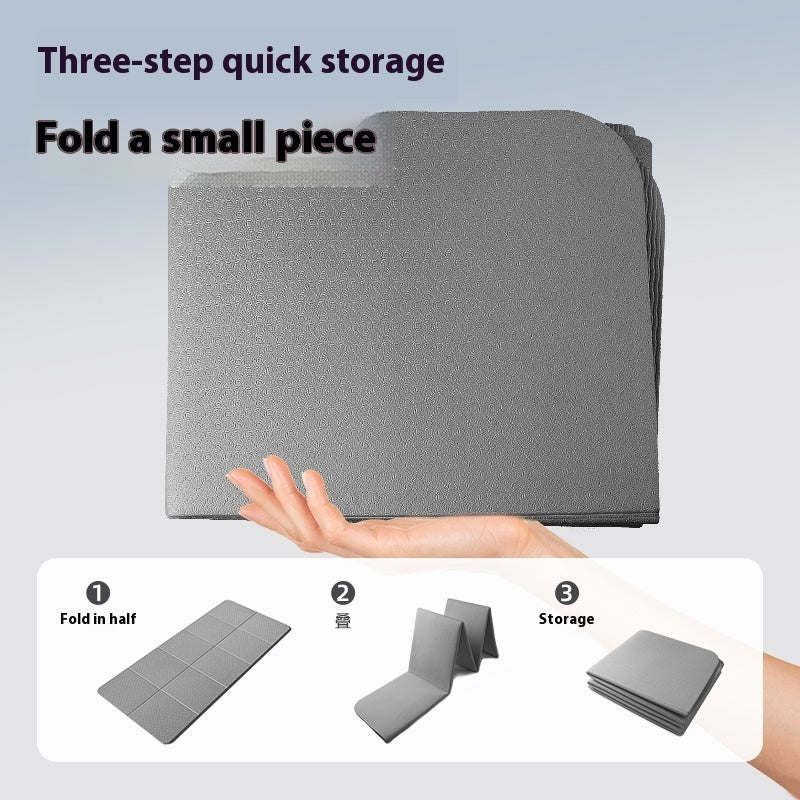 Foldable Yoga Mat – Thickened Non-Slip Fitness & Exercise Mat (Portable Design)