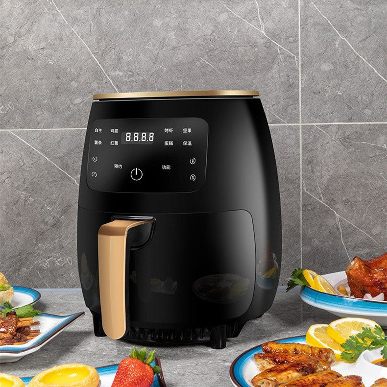 Smart Touch Air Fryer – 1400W Stainless Steel Electric Fryer with Auto Power Off