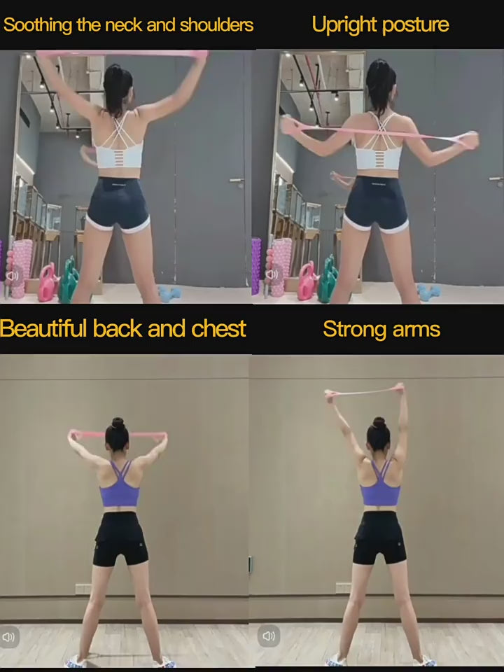 Resistance Bands Set for Legs & Booty – 3 Levels (Light, Medium, Heavy)